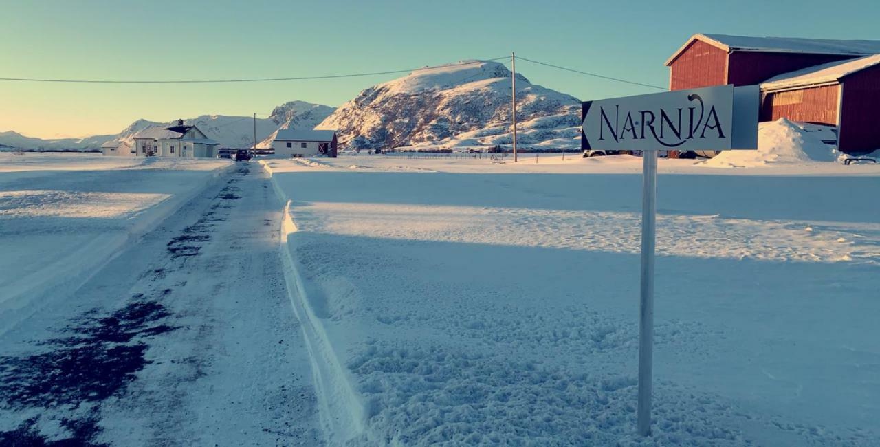 Narnia Lodge Lofoten Gimsoy Buitenkant foto